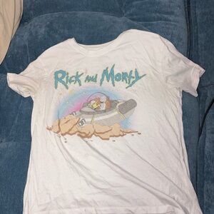 Rick and Morty White Short Sleeve Tee